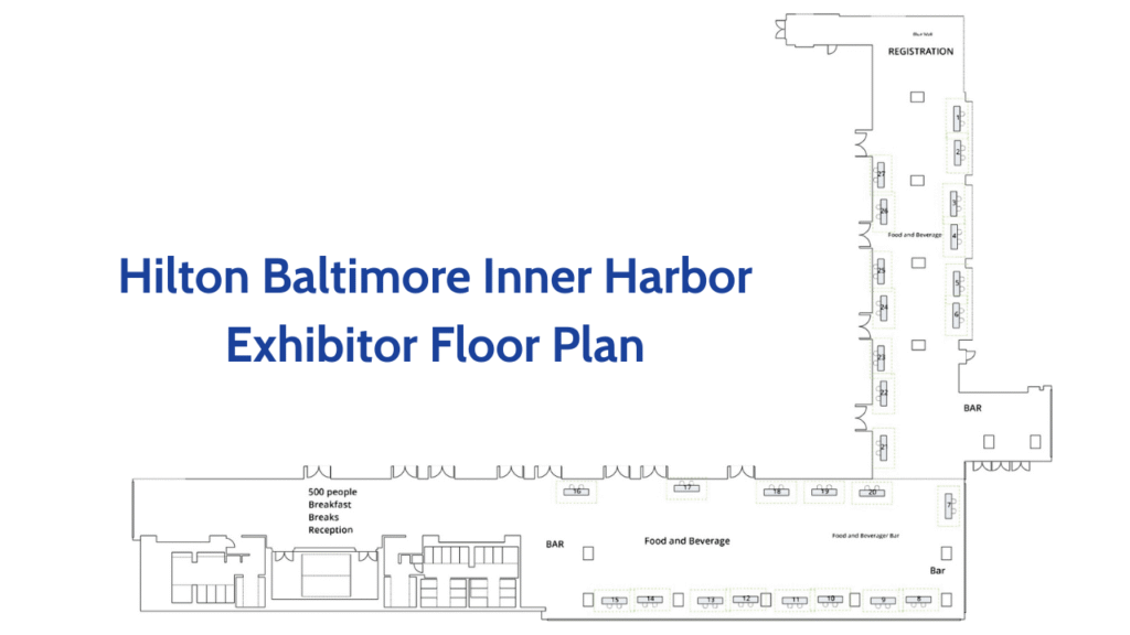 Hilton Baltimore Inner Harbor Exhibitor Floor Plan (website)